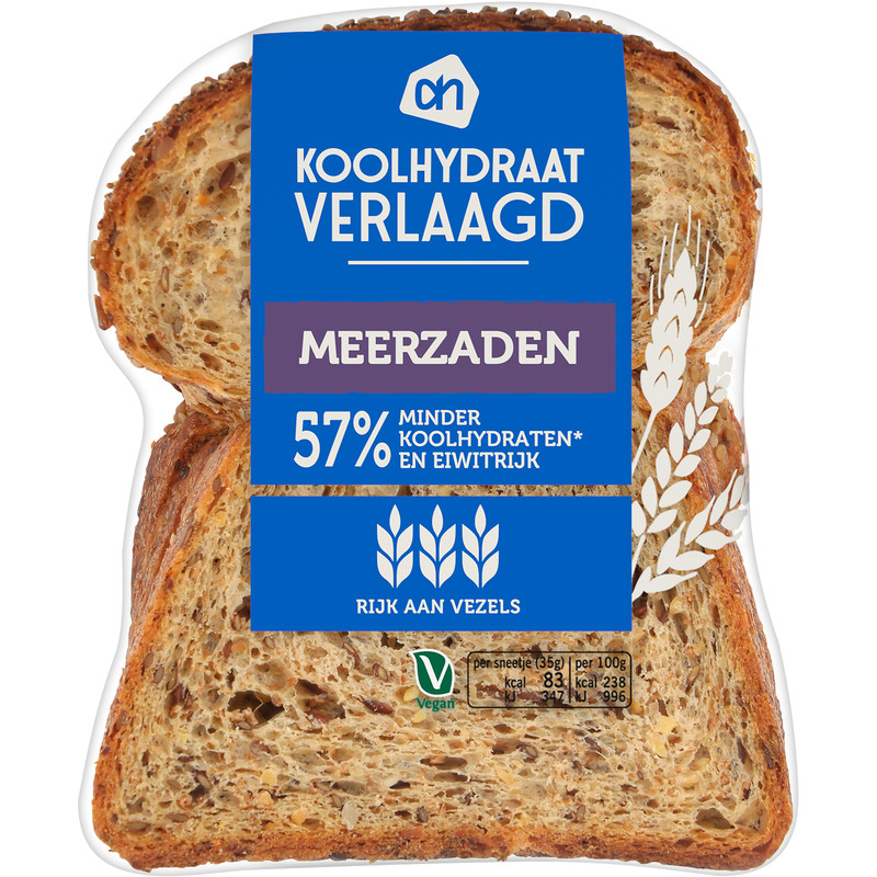 AH Koolhydraat verlaagd meerzaden half