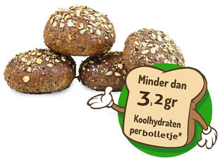 Healthy Bakers Low Carb Bolletjes 4ST