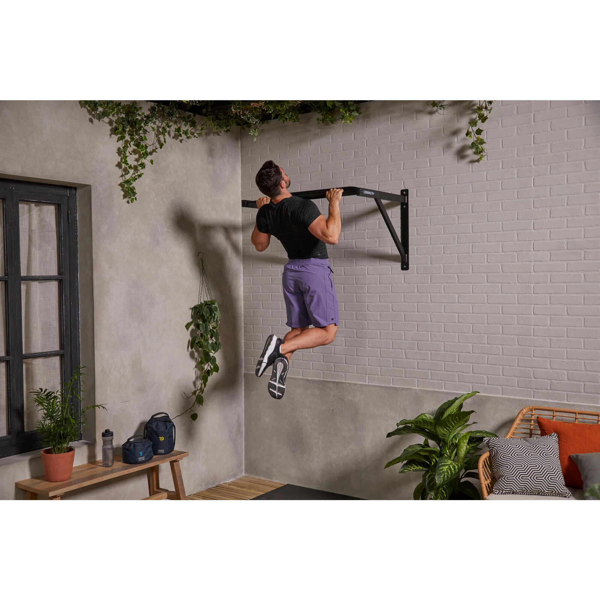 Corength Optrekstang Wandmontage Binnen en Buiten