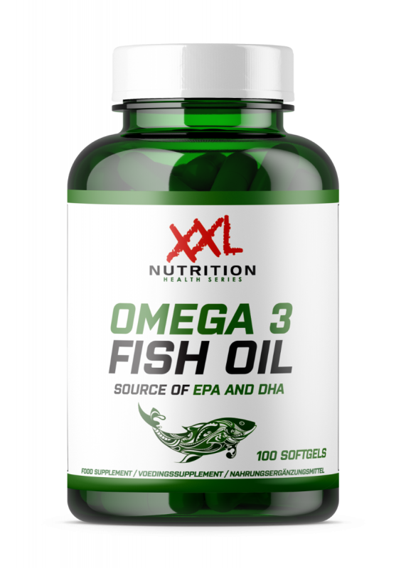 XXL Nutrition Omega 3 Fish Oil-100 softgels