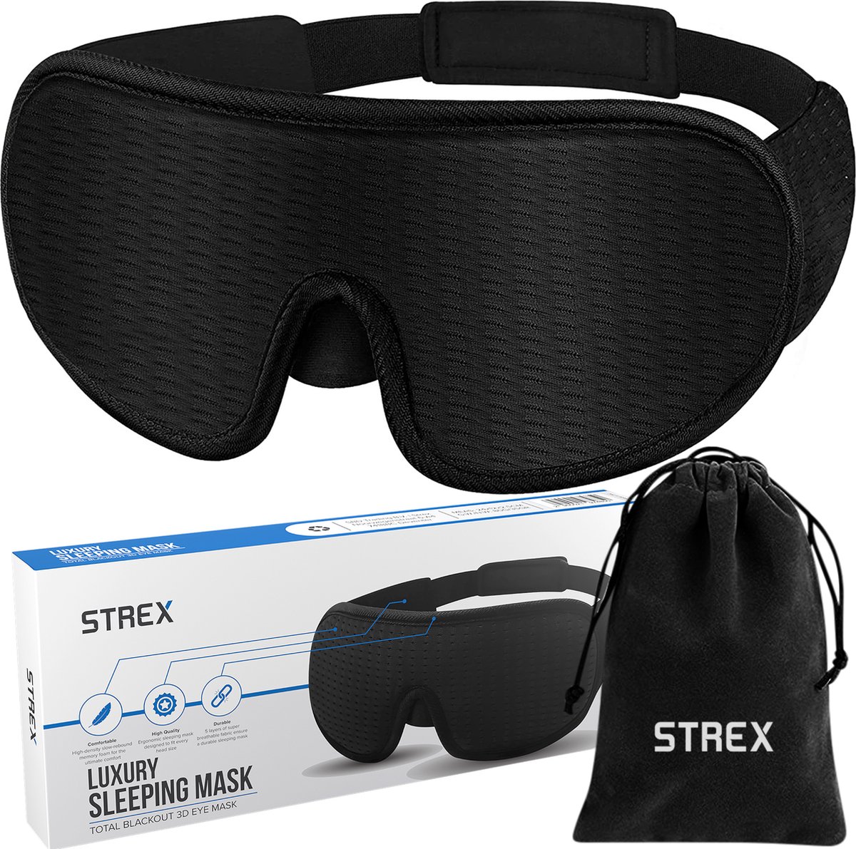 Strex Luxe Slaapmasker