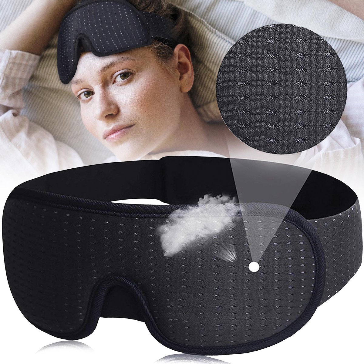 Medoes - Traagschuim Slaapmasker Vrouwen