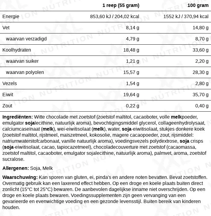 XXL Nutriton N'Joy Protein Bar