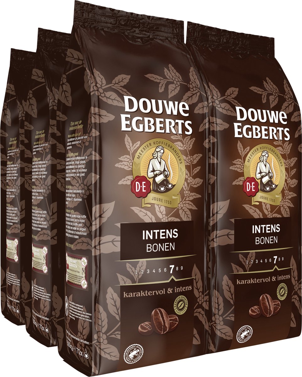 Douwe Egberts Intens Koffiebonen - 4 x 500 gram

