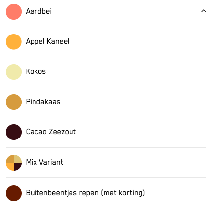 Upfront Protein bar smaken