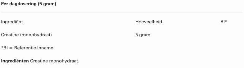 Clean Nutrition creatine