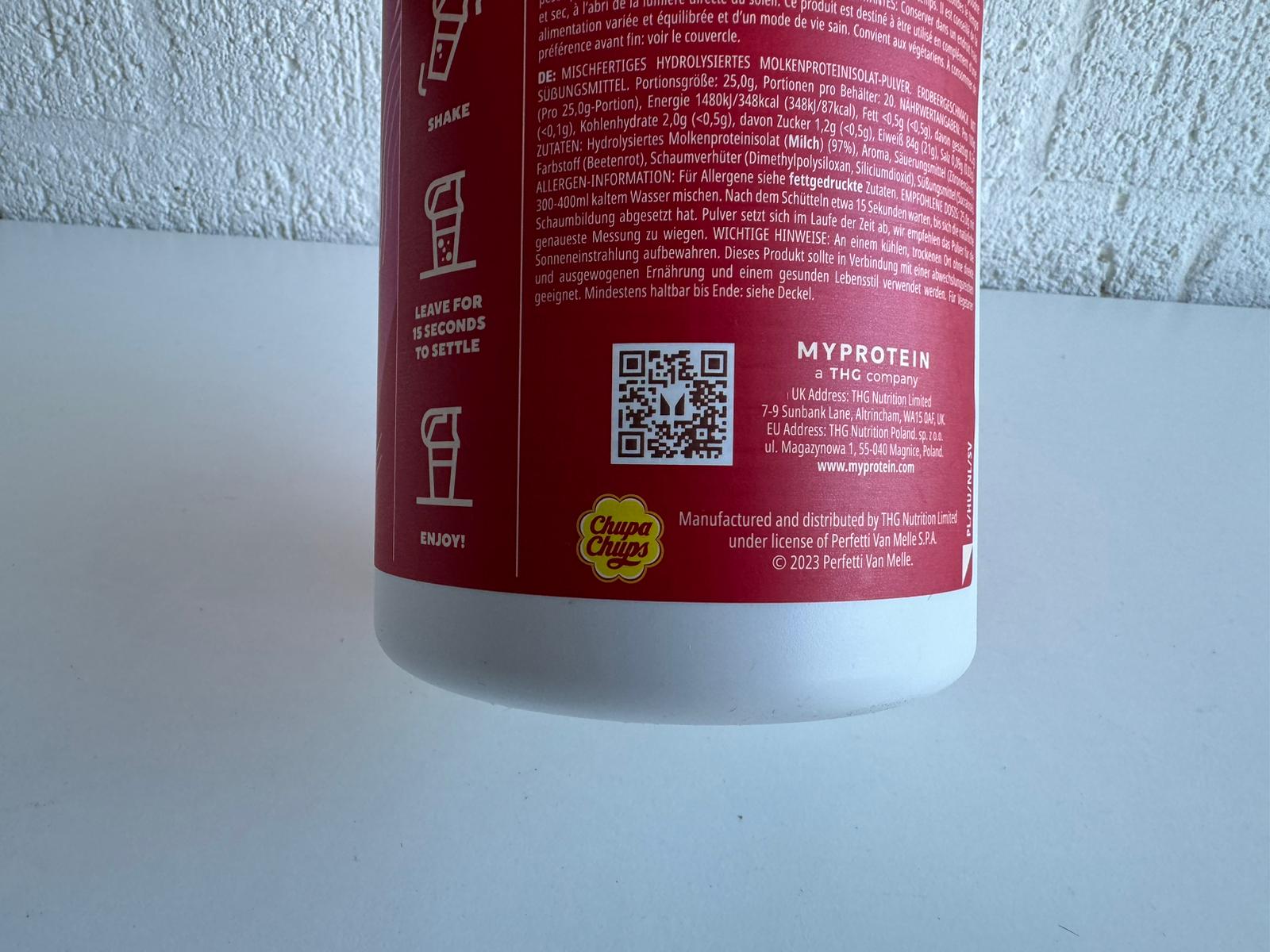 Clear whey chupa chup review