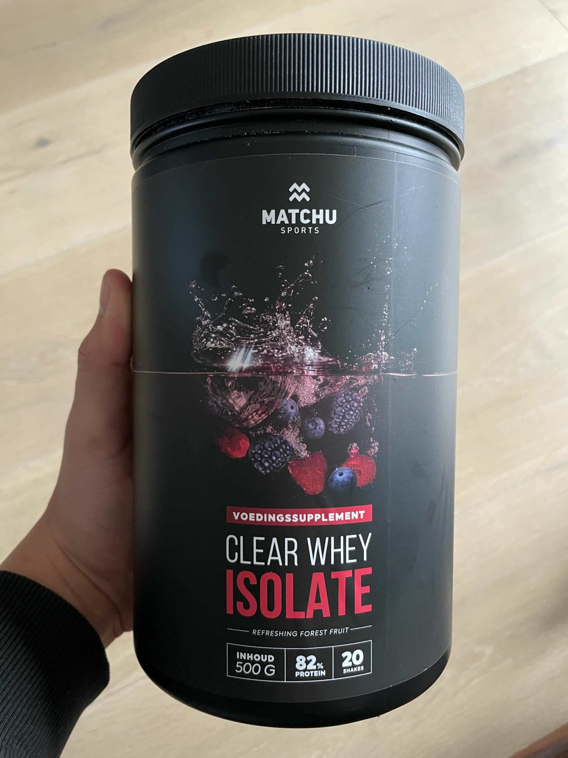 Wat kost de Clear Whey Isolate van Matchu Sports?
